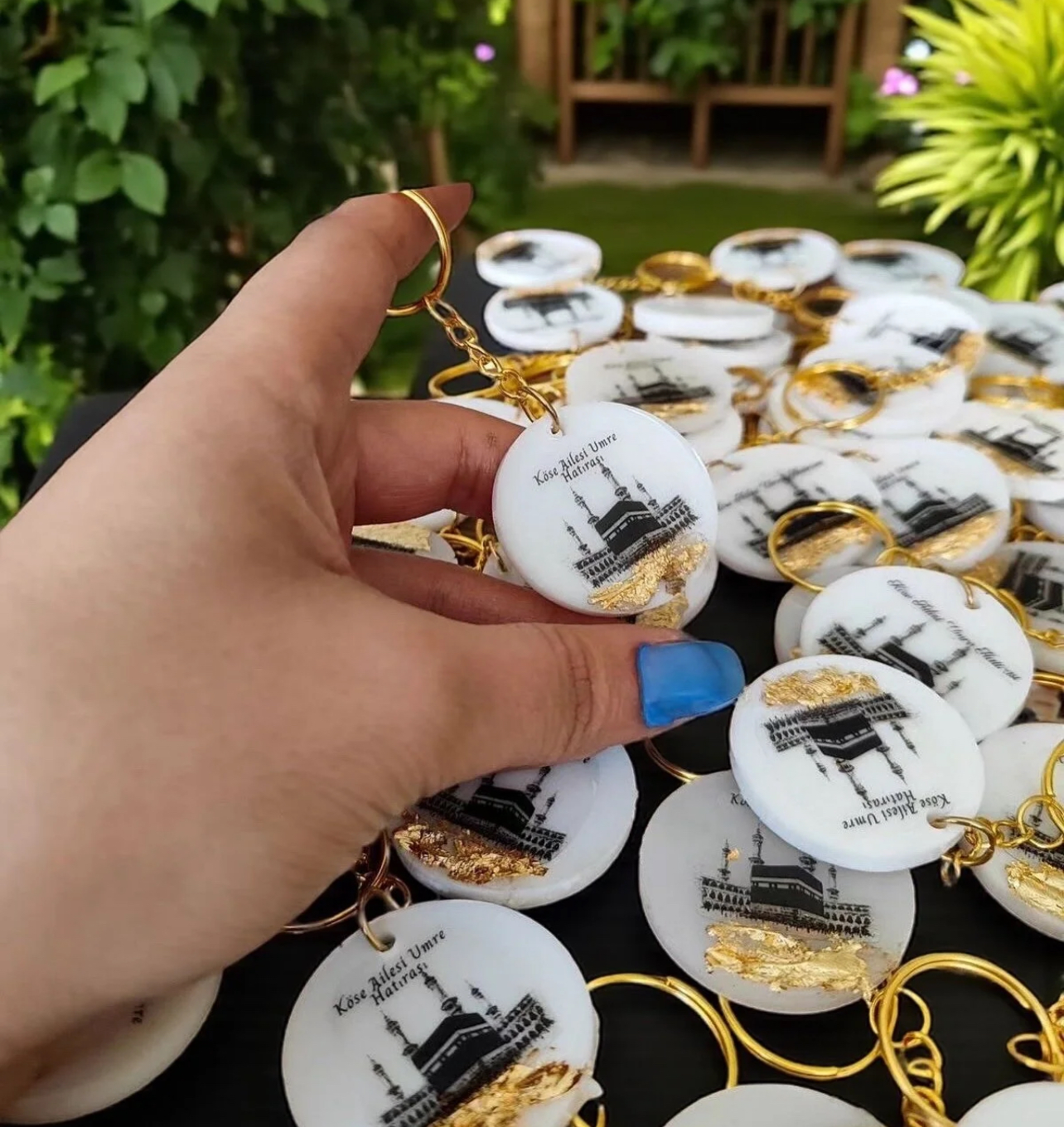 Ümre Kabe hatırası anahtarlık