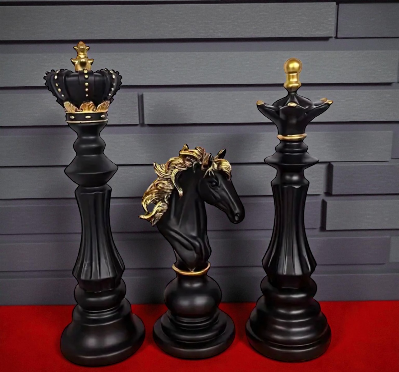 Beyaz satranc biblo set