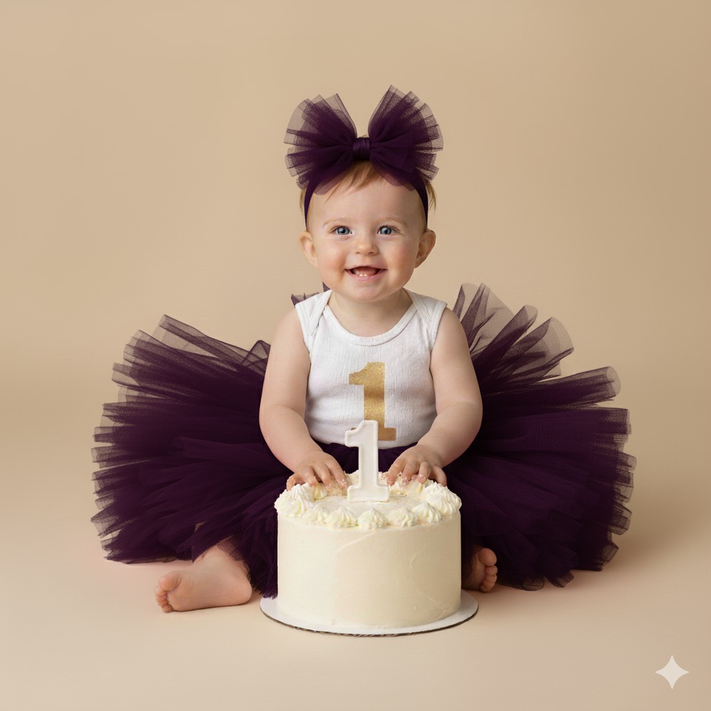 1yaş doğum günü tütü etek